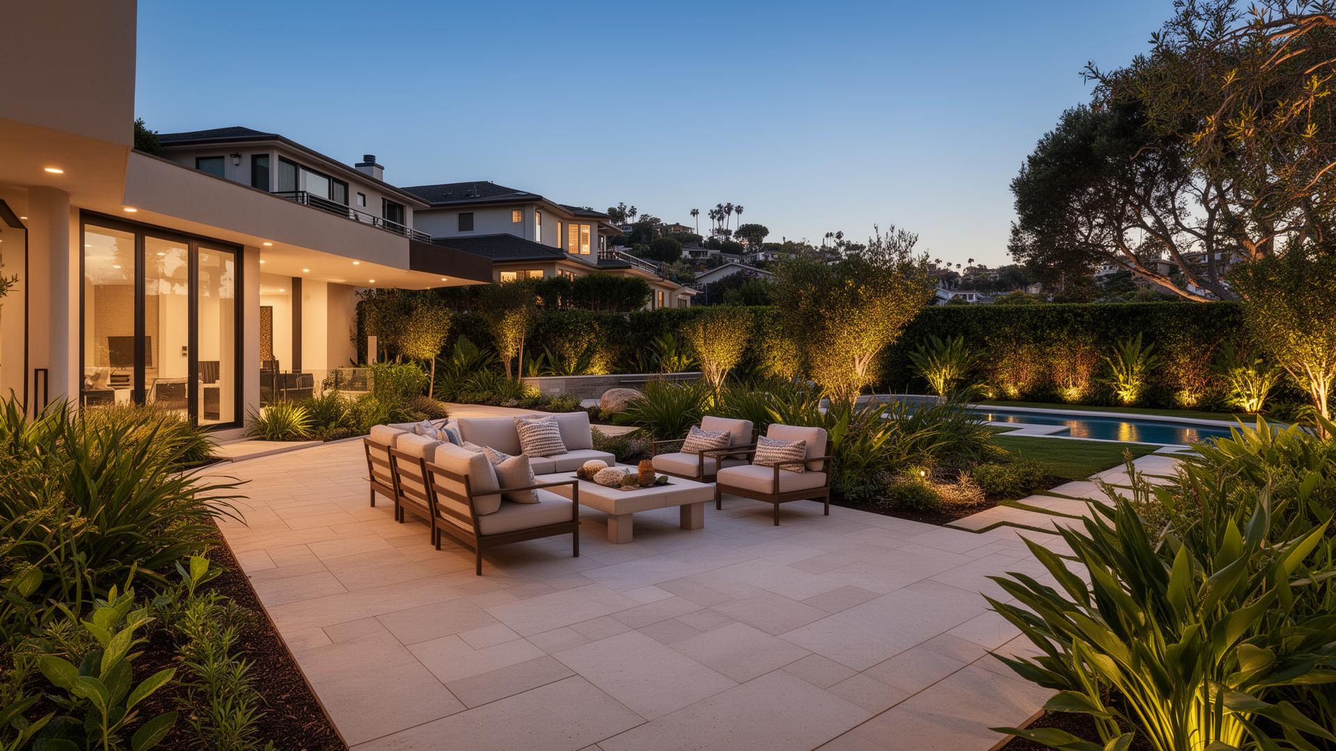 San Diego luxury landscape design by Staples Landscaping